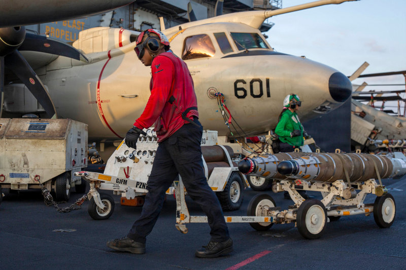 USA:s militär förbereder sig för insatser i Irankriget. Bilden kommer från USA:s militärkommando Centcom.