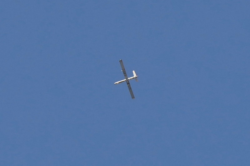 Israeliskt drönare. Foto: Hassan Ammar /AP/TT Israeliskt drönare. Foto: Hassan Ammar /AP/TT