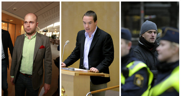 Sverigedemokraterna, Polisanmäld, Kent Ekeroth, Christian Westling, Erik Almqvist