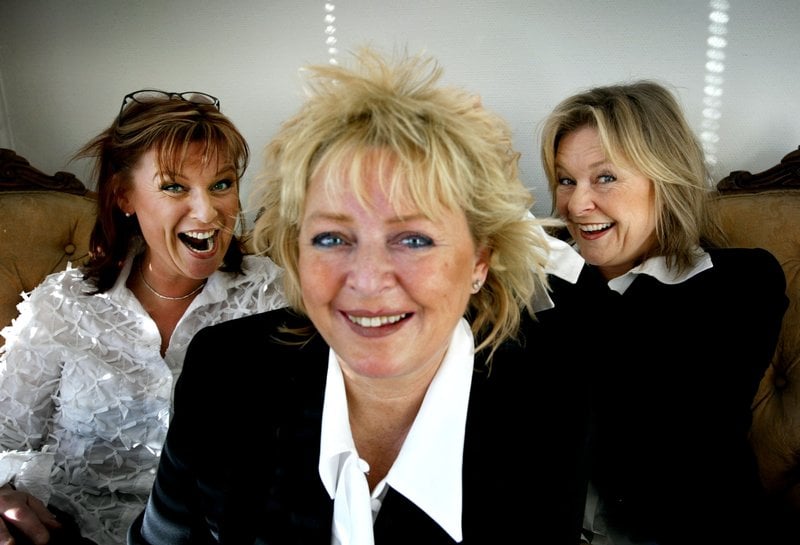 Lotta Engberg, Kikki Danielsson och Elisabeth Andreassen inför Mello 2022. Foto: Jessica Gow/TT
