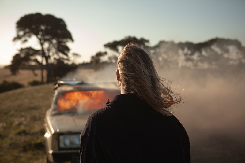Caleb Landry Jones spelar huvudrollen i masskjutningdramat 'Nitram'. Pressbild.