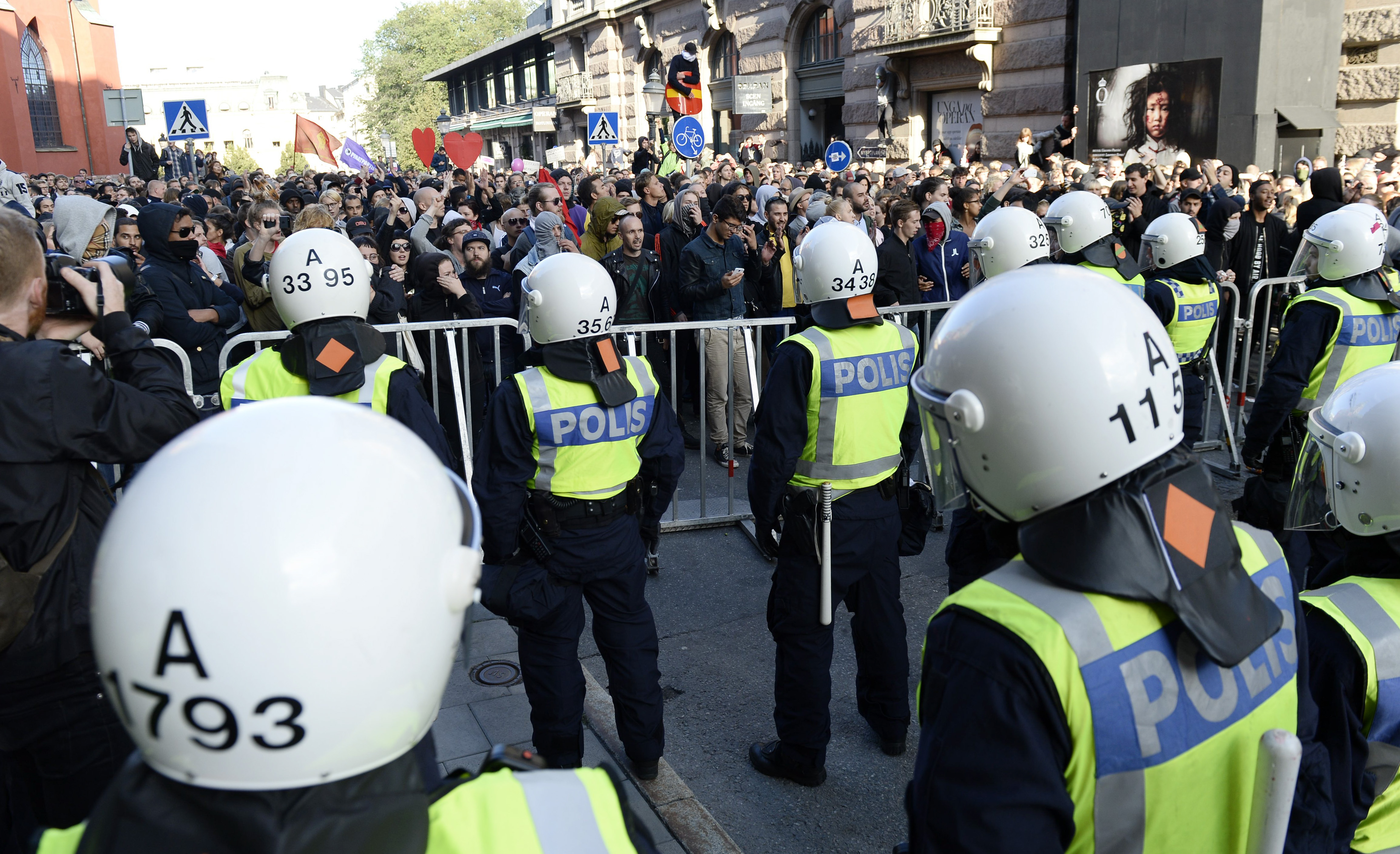 Stockholm, SvP, Svenskarnas parti, Kungsträdgården, Demonstration