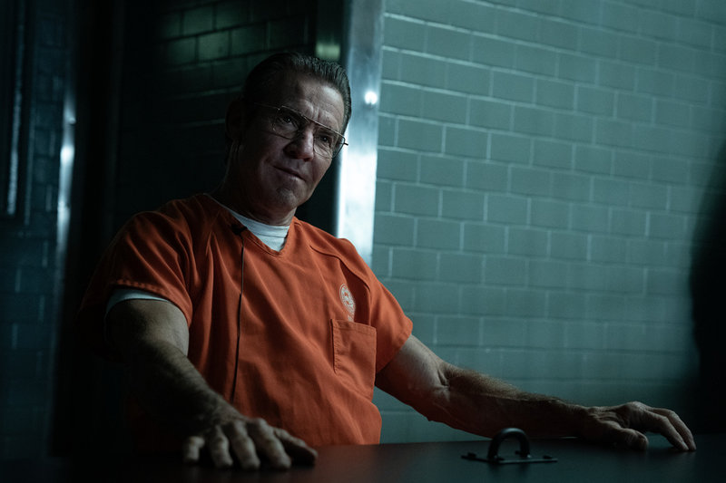 Dennis Quaid som seriemördaren Keith Jesperson i 'Happy face'. Pressbild.