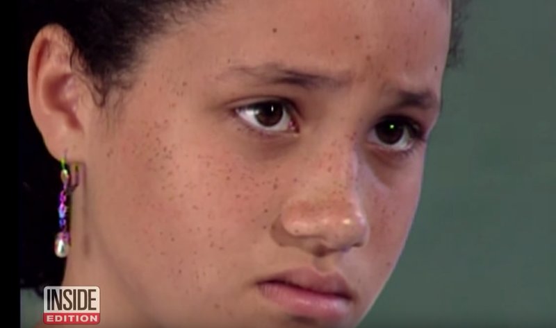 Meghan Markle som 11-åring. Meghan Markle som 11-åring.