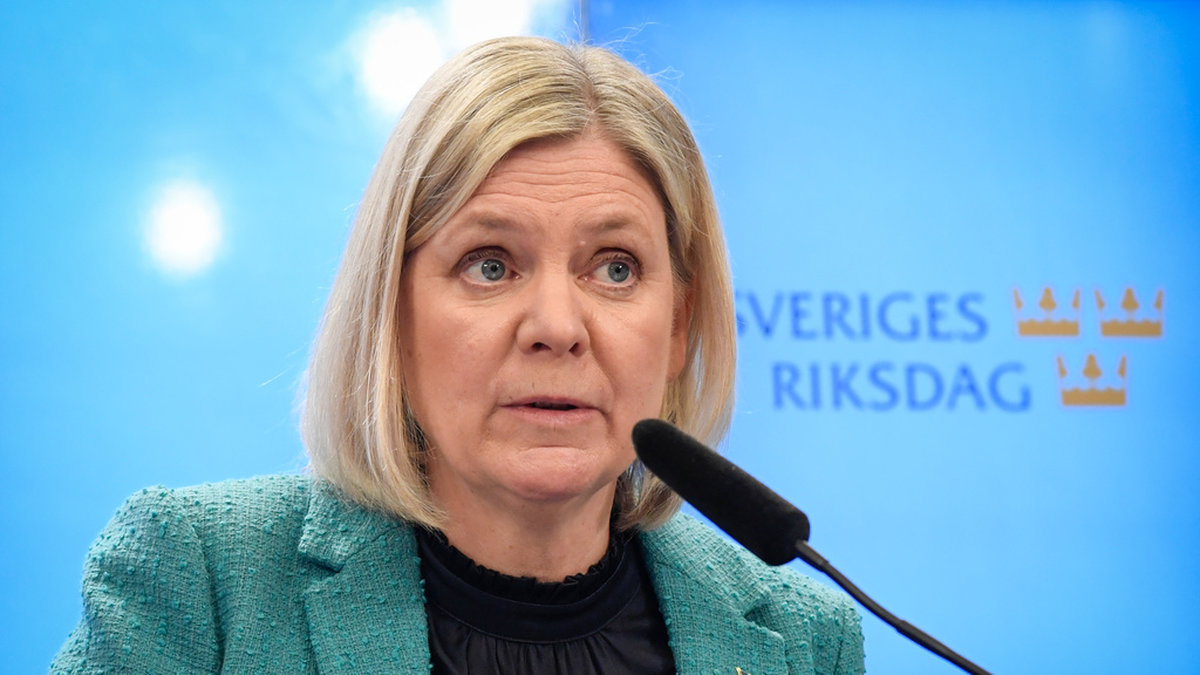 S partiledare Magdalena Andersson.