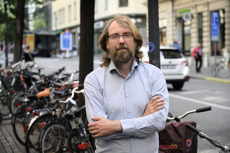 Statsvetaren Andreas Johansson Heinö, förläggare på Timbro. Arkivbild.