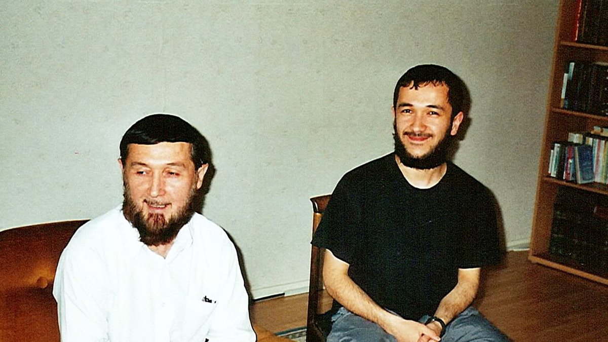 Obid Nazarov tillsammans med sin son David Nazarov.