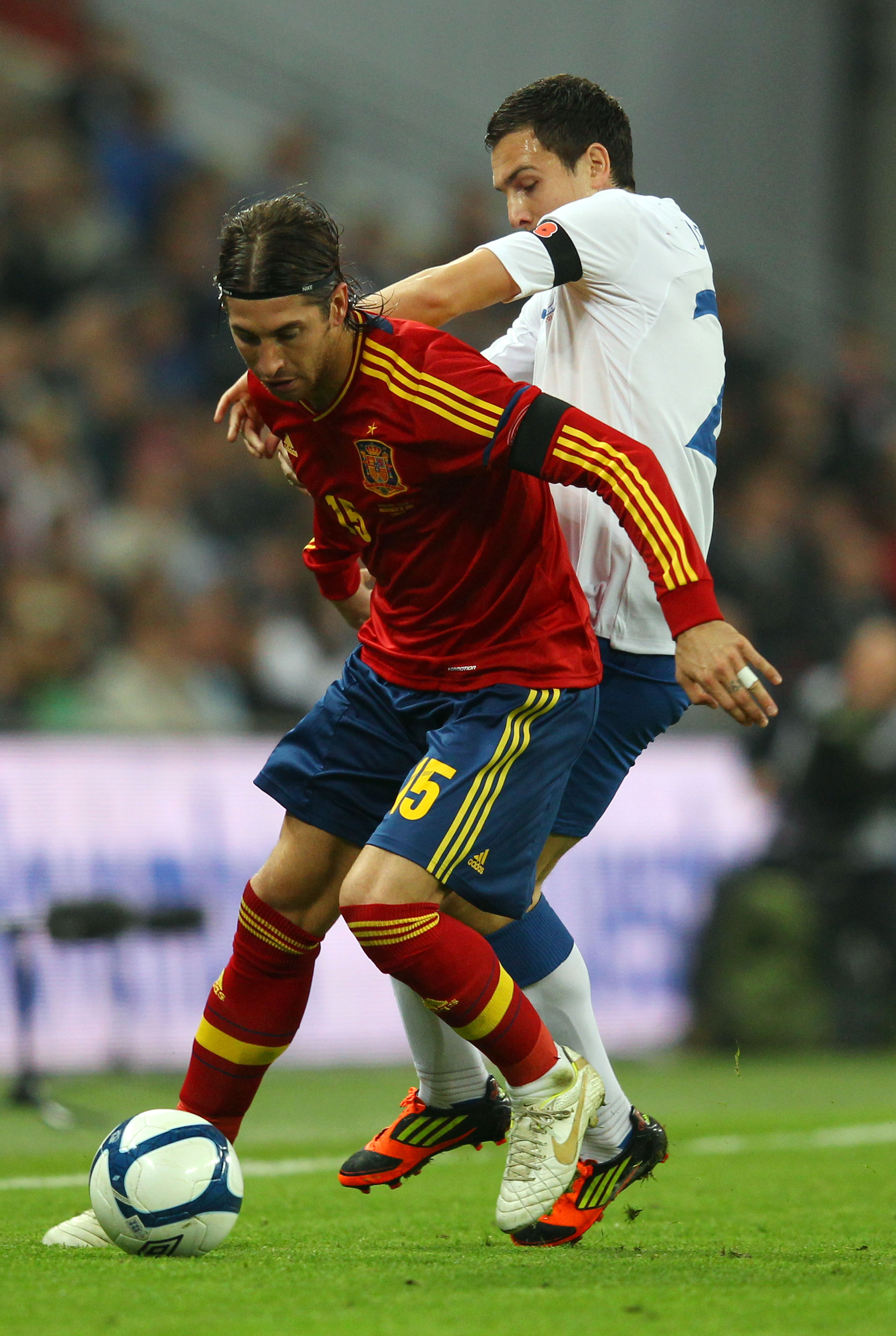 Sergio Ramos, Spanien. Straffsumparen mot Bayern blir den viktigaste spelaren defensivt i Puyols frånvaro. Sergio Ramos, Spanien. Straffsumparen mot Bayern blir den viktigaste spelaren defensivt i Puyols frånvaro.