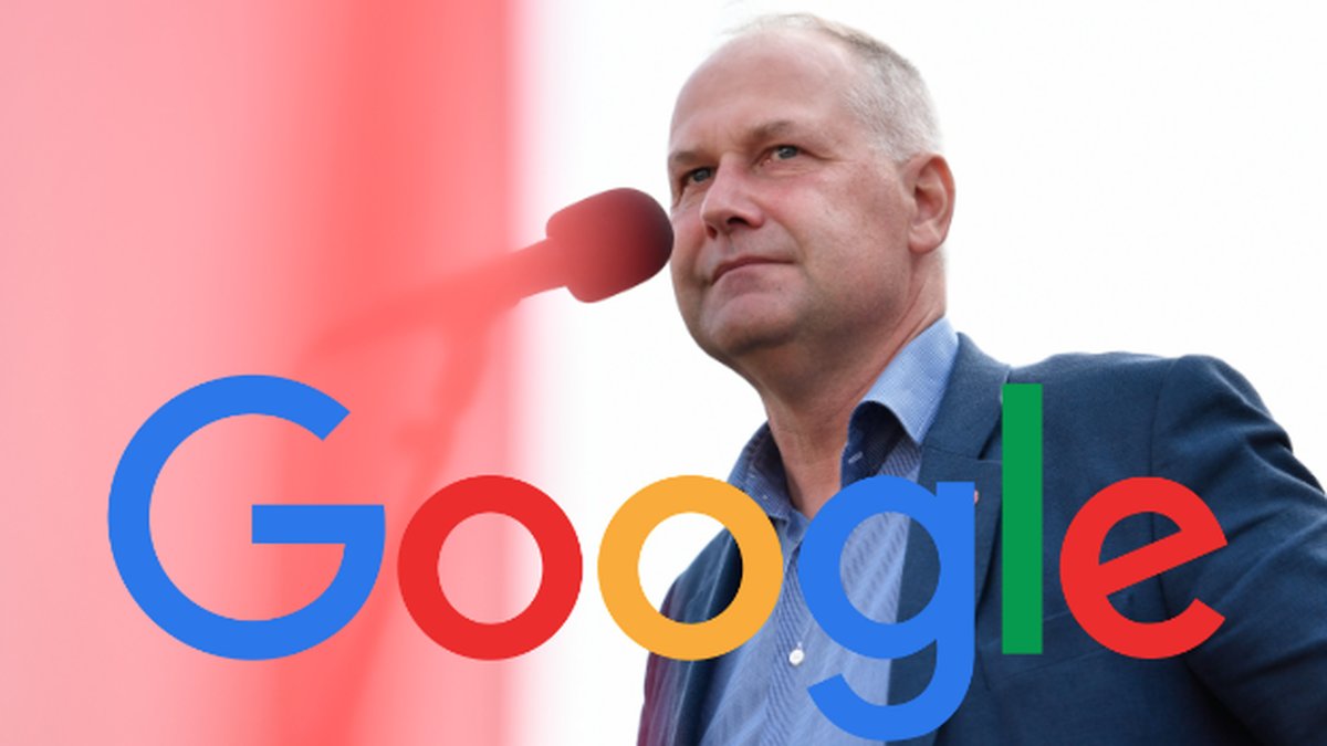 Jonas Sjöstedt. Logga Google.