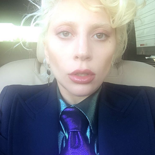 Lady Gaga bjuder på en selfie. Lady Gaga bjuder på en selfie.