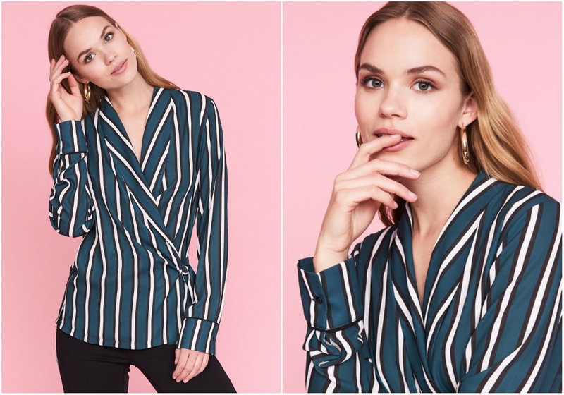 Randig blazer gina tricot