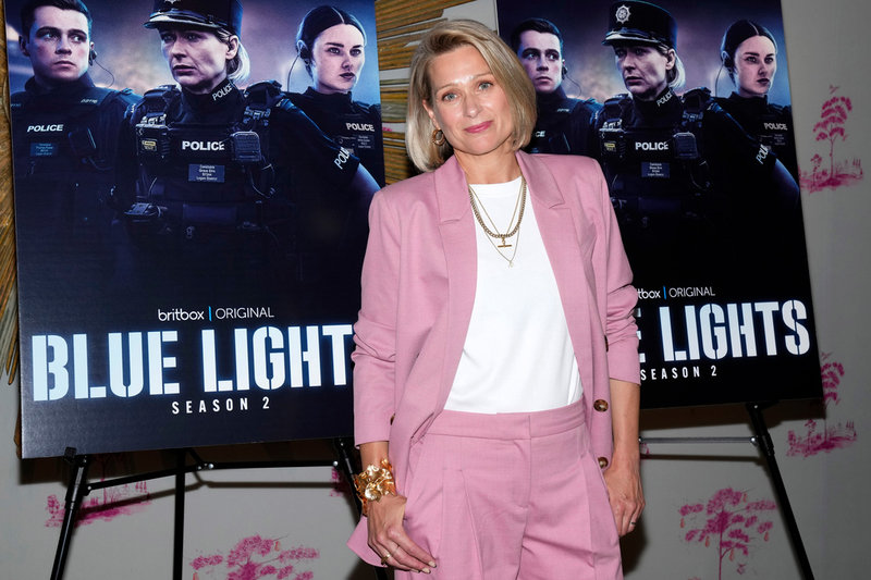 Sian Brooke på premiären för "Blue lights" säsong två 2024. 