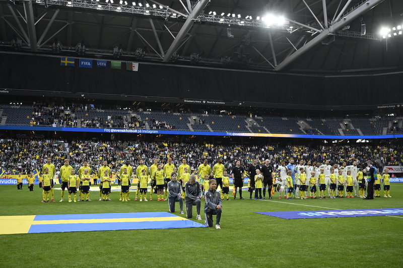 Endast 15|148 åskådare var på Strawberry arena när Sverige mötte Algeriet.
