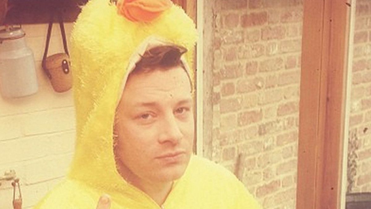 Jamie Oliver på påskhumör.