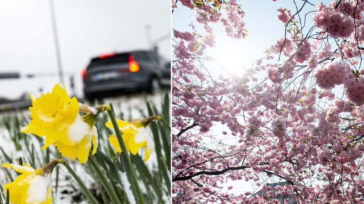 Påskvädret: Här blir det snö