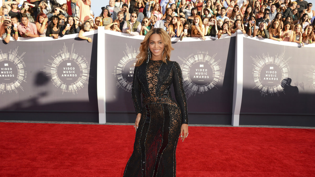 Beyoncé på röda mattan.