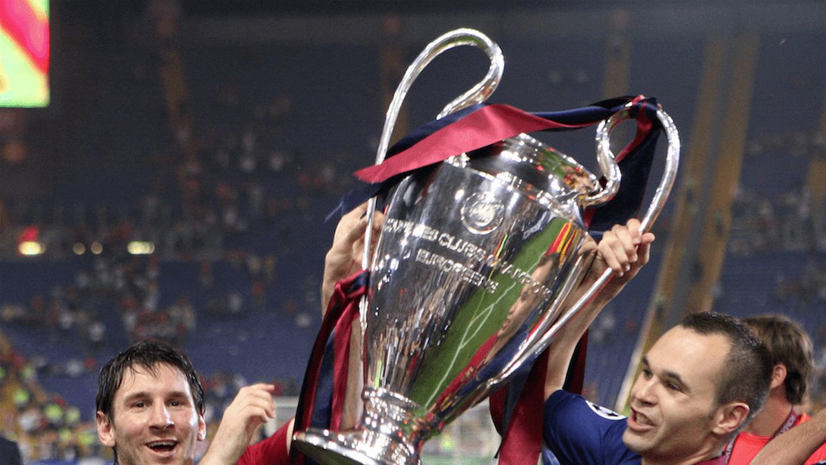 Tack vare Messi vann de Champions League. 
