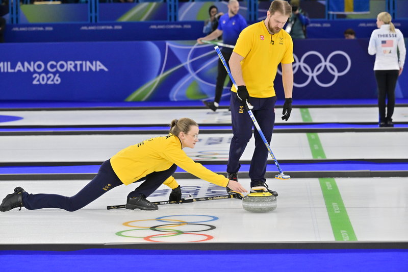 En tredje medalj är säkrad för svensk del. Foto: Jonas Ekströmer/TT