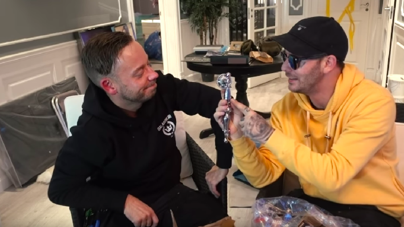 Joakim Lundell med vän Joakim Lundell med vän