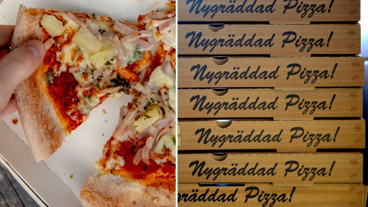 En pizzeria hyllas för sitt intiativ att bjuda människor som har det knapert på pizza.