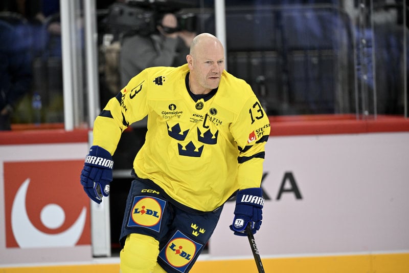 Mats Sundin under en välgörenhetsmatch för Börje Salmings ALS-stiftelse. Foto: Henrik Montgomery/TT