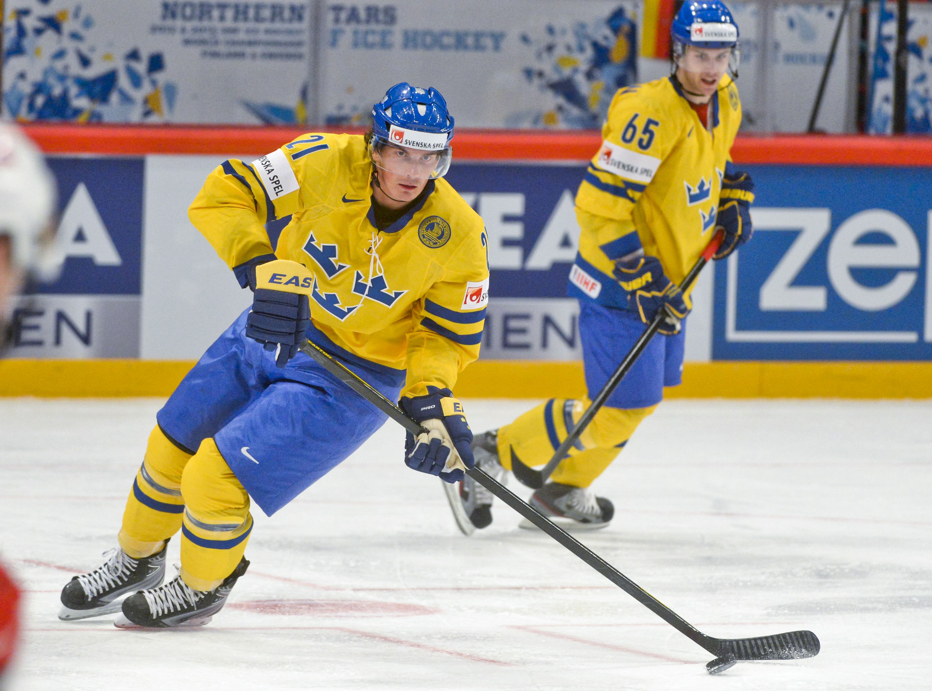 Loui Eriksson är nöjd att få chansen att spela tillsammans med Zetterberg och Franzén: "Vi tänker hockey på samma sätt."