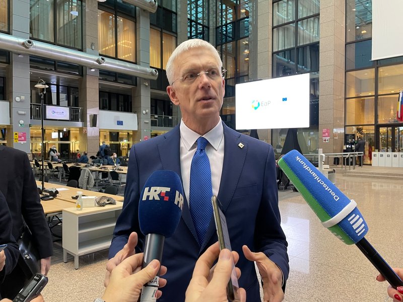 Lettlands premiärminister Krisjanis Karins är en av de EU-ledare som skarpast kritiserat Ryssland under de senaste åren. Arkivfoto.