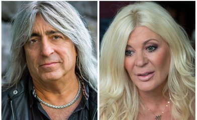 Maria Montazami rytet till mot Mikkey Dee. 