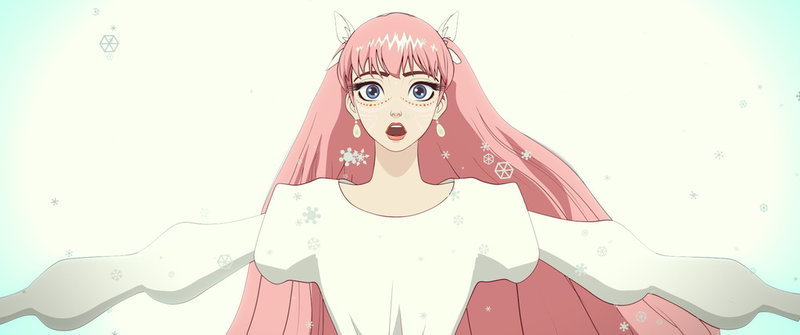 'Belle' är en uppdatering av 'Skönheten och odjuret' som japansk anime. Pressbild.