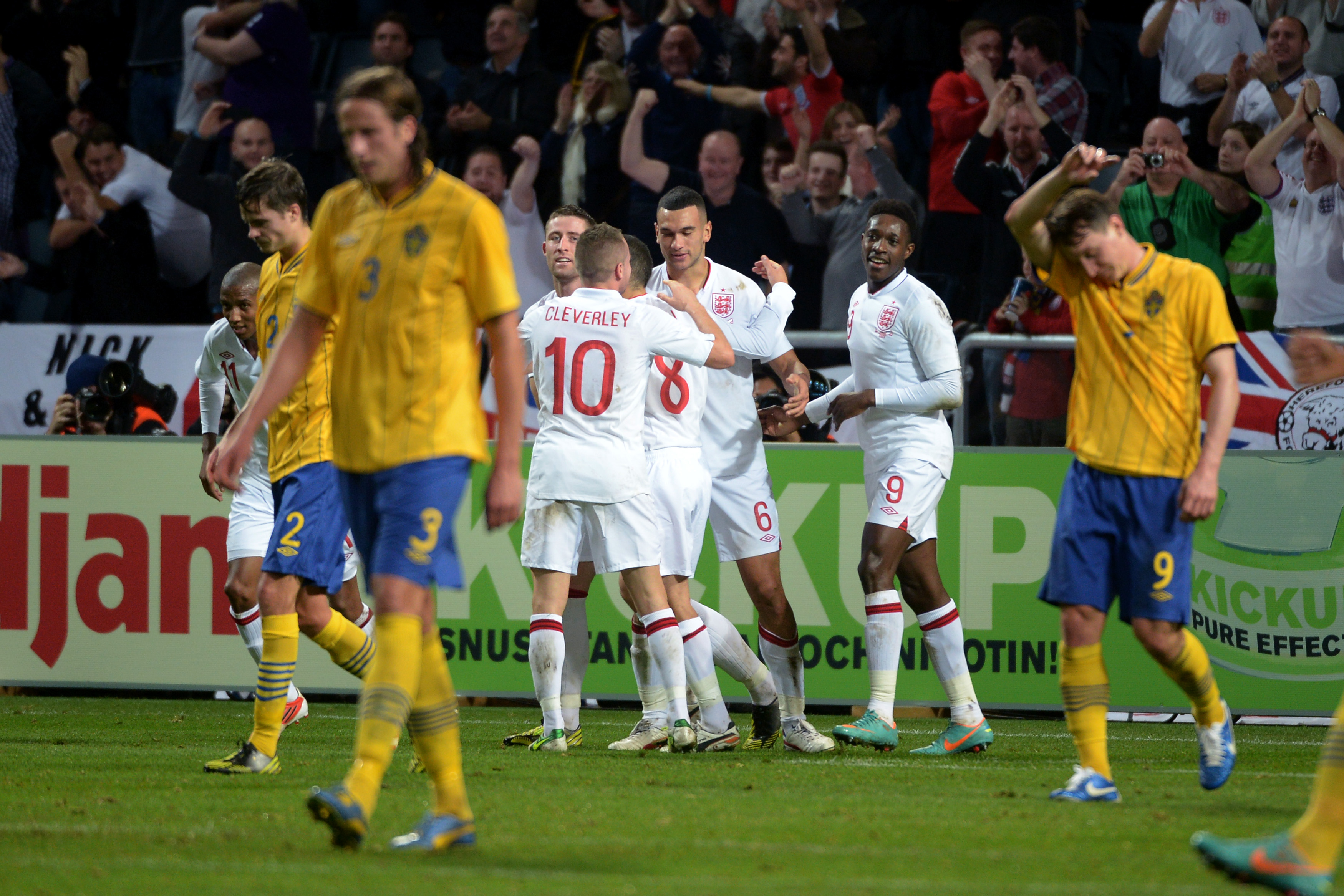 England kvitterade genom Danny Welbeck. England kvitterade genom Danny Welbeck.