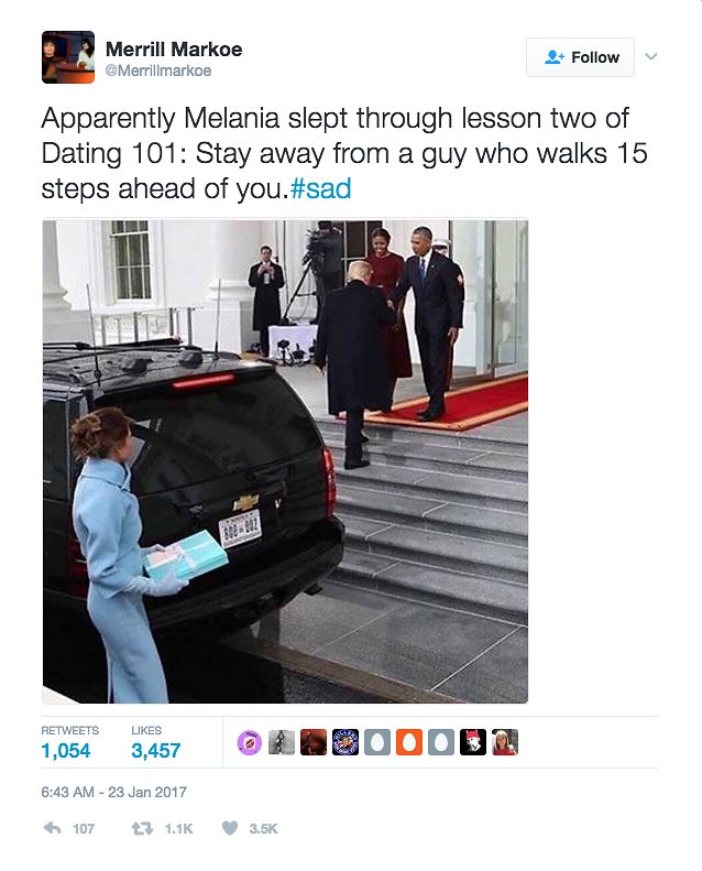 Memen Sad Melania blev stor på Twitter Memen Sad Melania blev stor på Twitter