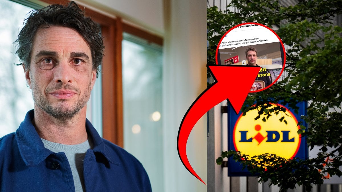 Lidl hånar Anders Öfvergård i köttskämt – väcker ilska