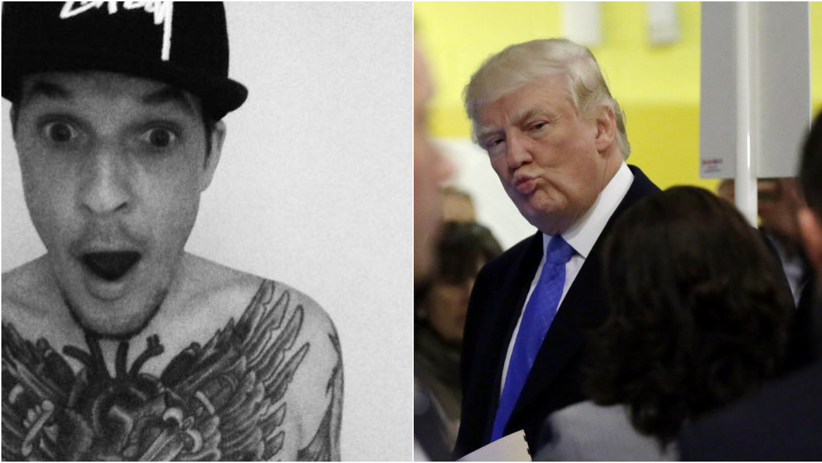 Craig är 38 och har nyligen skaffat en Trump-tatuering. 