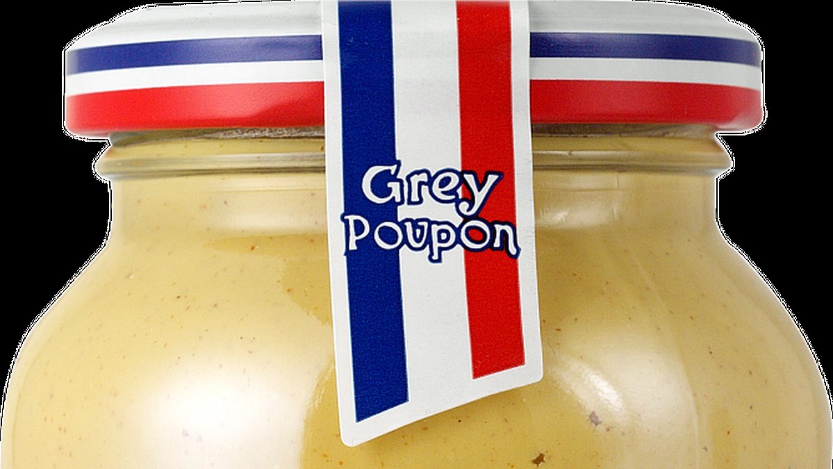 Grey Poupon-senap.